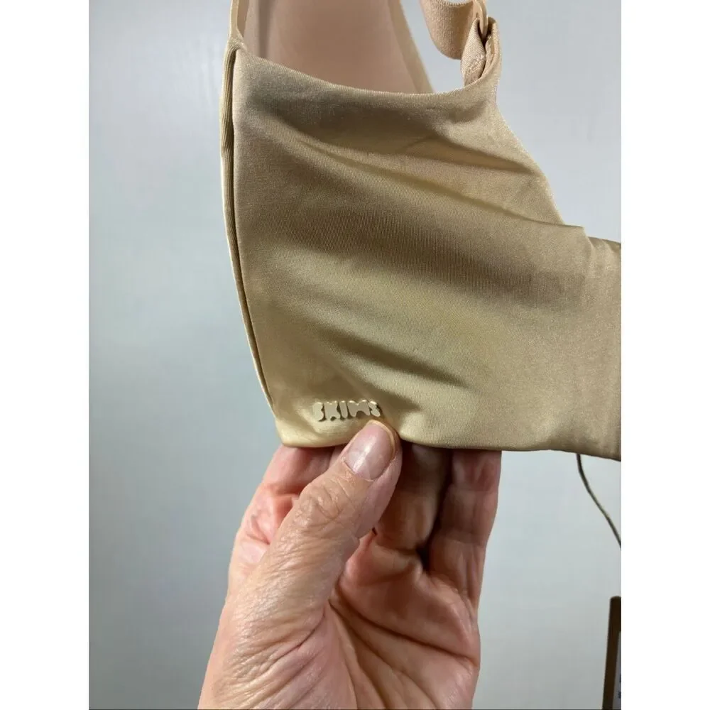 SKIMS NWT Wireless Super Push Up Bra in Sand Size 34H - Picture 4 of 10